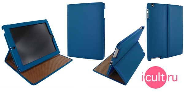 Piel Frama Leather Cinema Case Blue
