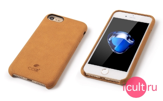 Cozistyle Green Leather Case Tan CGLC7018
