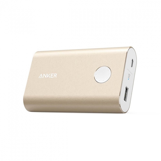   Anker PowerCore+ QC 3.0 2.4A/1USB/10050mAh Gold  A1311HB1