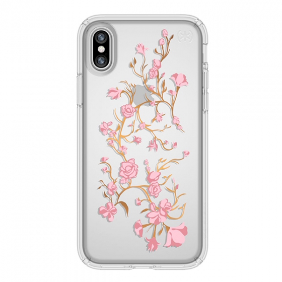  Speck Presidio Clear + Print Golden Blossoms Pink/Clear  iPhone X/XS    103136-5754