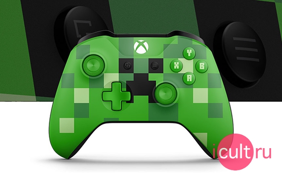 Microsoft Wireless Controller Xbox One S Minecraft Creeper 