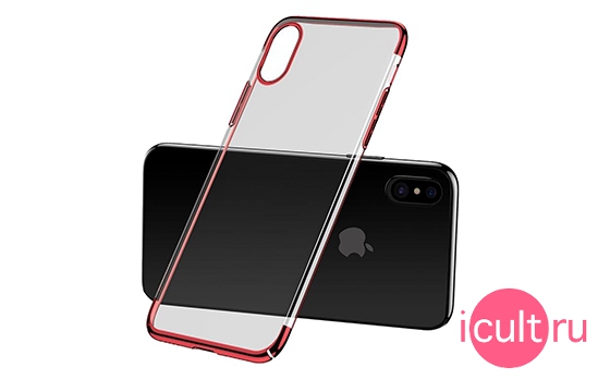 Baseus Glitter Case Red iPhone X