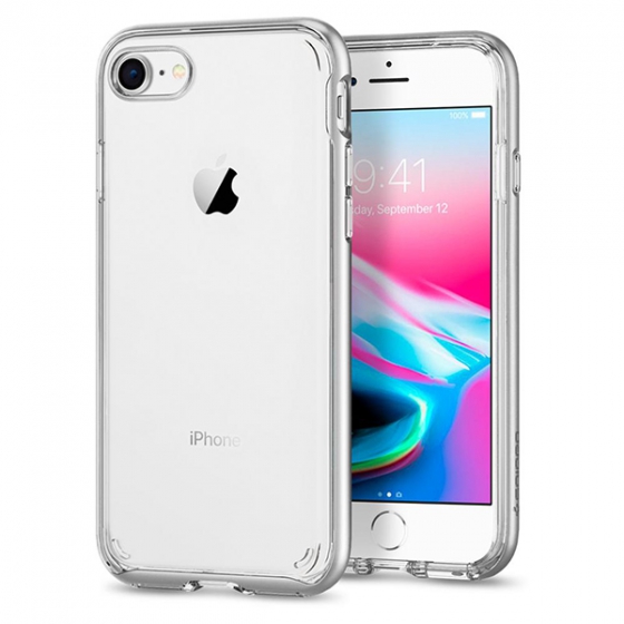  SGP Neo Hybrid Crystal 2 Case Satin Silver  iPhone 7/8/SE 2020  054CS22365