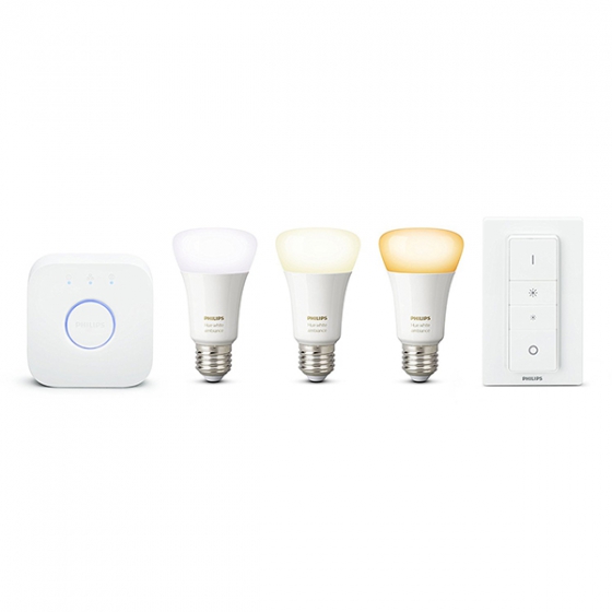    +  +  Philips Hue White Ambiance Starter Kit 3 . 9.5W/E27  iOS/Android