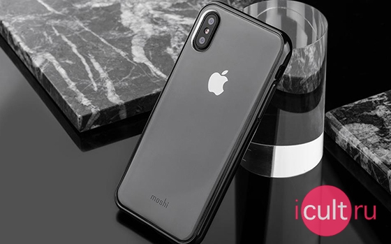 Moshi Vitros Raven Black iPhone X