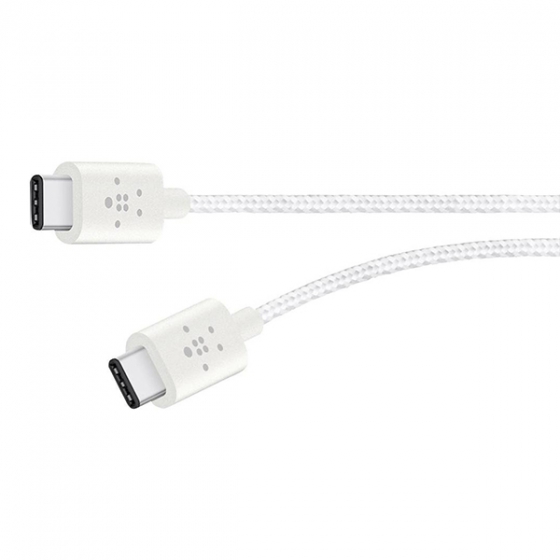  Belkin MIXIT Metallic USB-C to USB-C Cable 1,8  White  F2CU041BT06-WHT