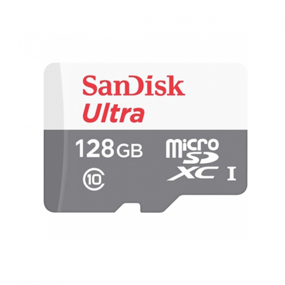   SanDisk Ultra 128GB MicroSDXC Class 10/UHS-I/100/ SDSQUNR-128G-GN6MN