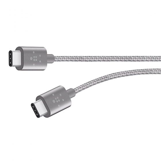  Belkin MIXIT Metallic USB-C to USB-C Cable 1,8  Gray  F2CU041BT06-GRY