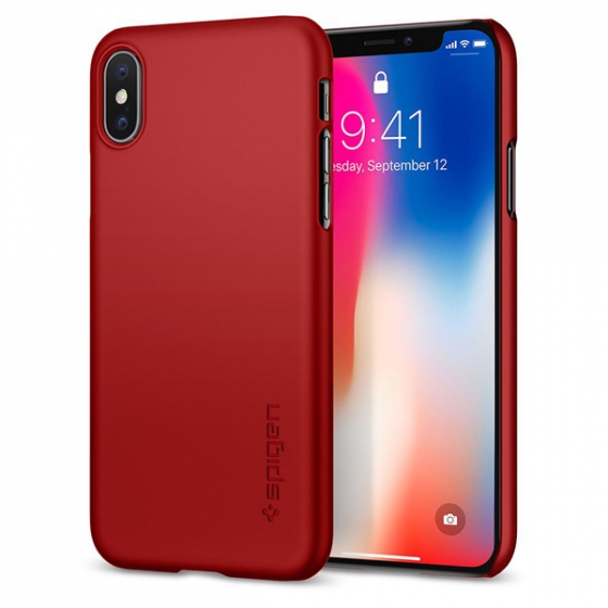  SGP Thin Fit Metallic Red  iPhone X  057CS22109