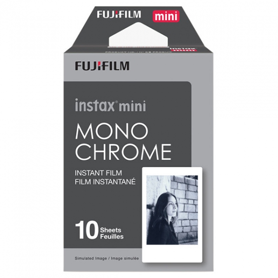  Fujifilm Monochrome 10 .   Fujifilm Instax mini/Polaroid 300 Instant