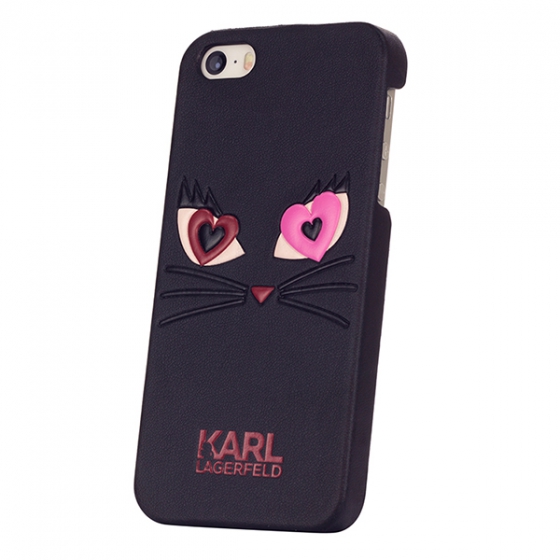  Lagerfeld Choupette in Love 2 Black  iPhone 5/SE  KLHCP5CL2