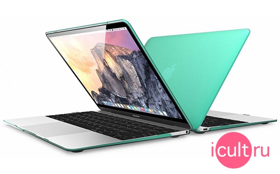 Novelty Hardshell Case Light Green MacBook 12