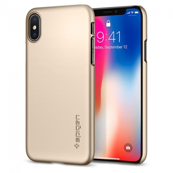  SGP Thin Fit Champagne Gold  iPhone X  057CS22111