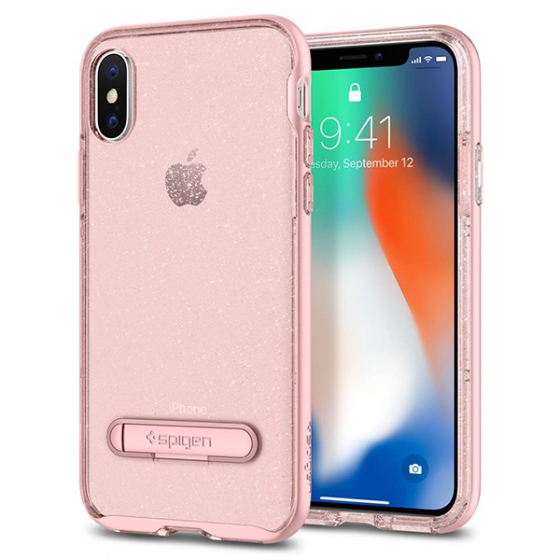  SGP Crystal Hybrid Glitter Rose Quartz  iPhone X     057CS22150