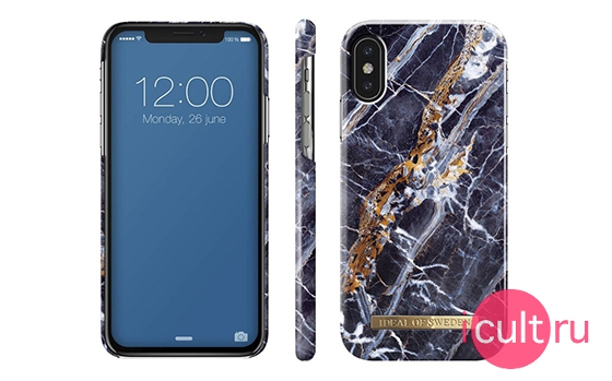 iDeal Fashion Case Midnight Blue Marble iPhone X