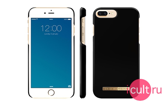 iDeal Fashion Case Matte Black iPhone 6/7/8 Plus