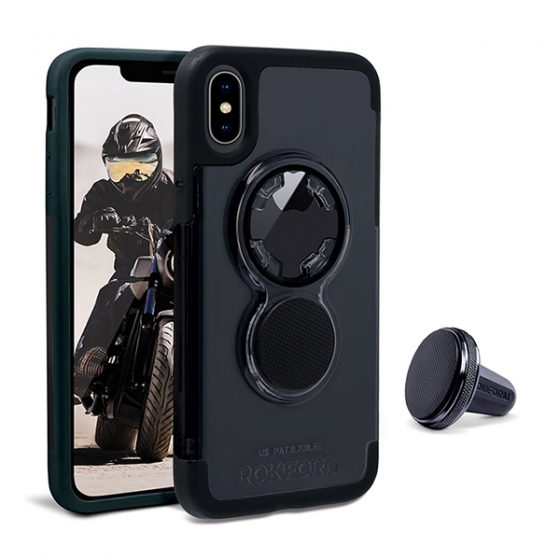     +  Rokform Crystal Case Black  iPhone X  303621