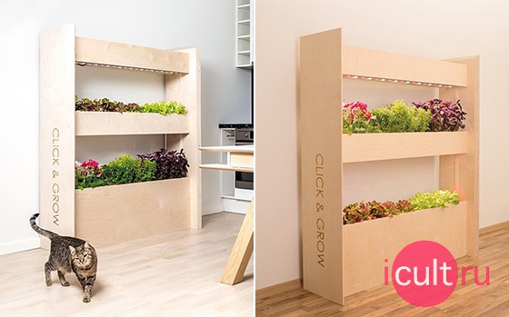 Click And Grow Wall Farm Mini with Salad Kit