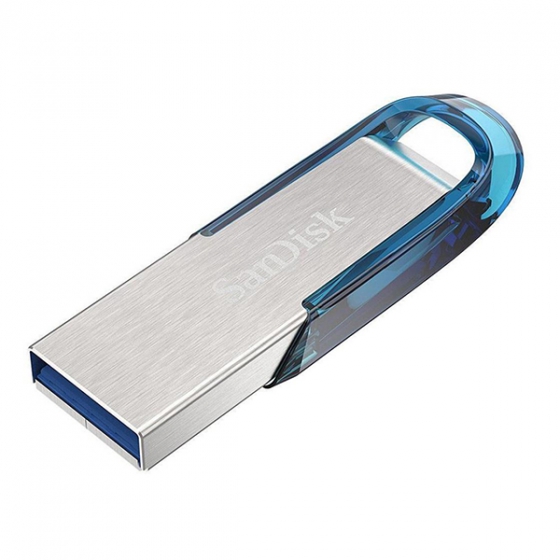 USB - SanDisk Ultra Flair 128GB USB 3.0 Tropical Blue  SDCZ73-128G-G46B