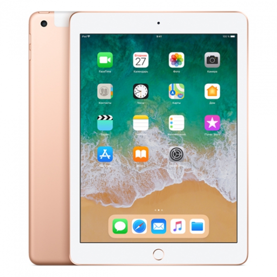   Apple iPad 9.7&quot; 2018 32GB Wi-Fi + Cellular (4G) Gold  MRM22