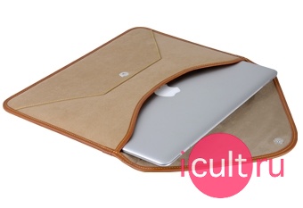 Кожаный чехол Beyzacases Apple MacBook Air Thinvelope Tan (бежевый) Чехол beyzacases thinevelope air