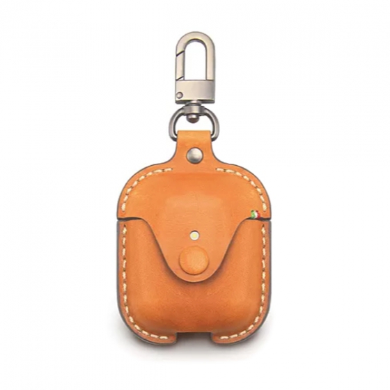   +  Cozistyle Leather Case Light Tan  Apple AirdPods Case  CLCPO018