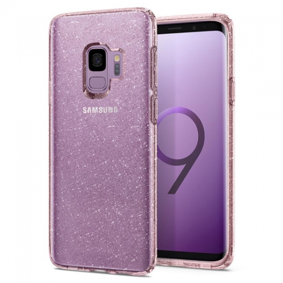  Spigen Liquid Crystal Glitter Rose Quartz  Samsung Galaxy S9   592CS22832