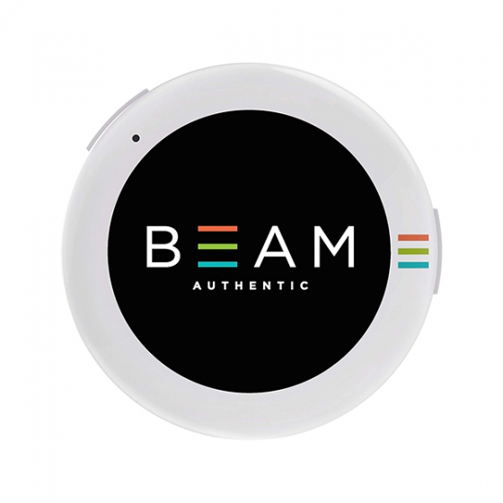   Beam Authentic Wearable Smart Dynamic Full Color Display White  B1