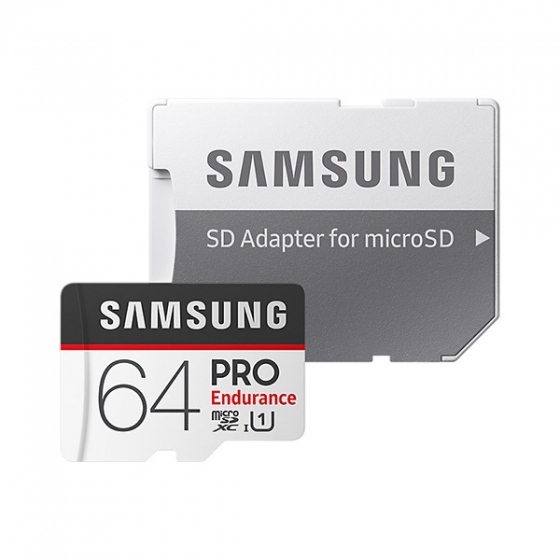   Samsung PRO Endurance 64GB MicroSDXC Class 10/UHS-I/U1/100/ MB-MJ64GA