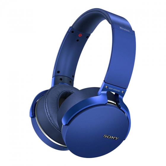  - Sony Extra Bass Wireless Headphones Blue  MDR-XB950B1/L