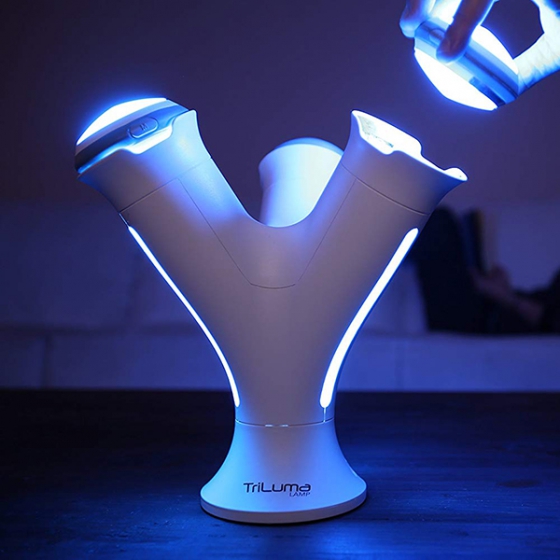   TriLuma Lamp 2USB White  TLL-001