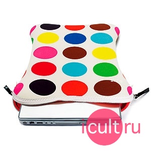 ����������� ����� BUILT Laptop Sleeve 13" French Bull Multidot ��� �������� 13" E-LS12-FMD