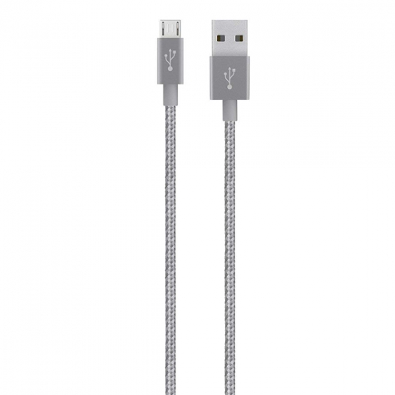  Belkin MIXIT Metallic Micro USB to USB Cable 1,2  Grey  F2CU021bt04-GRY