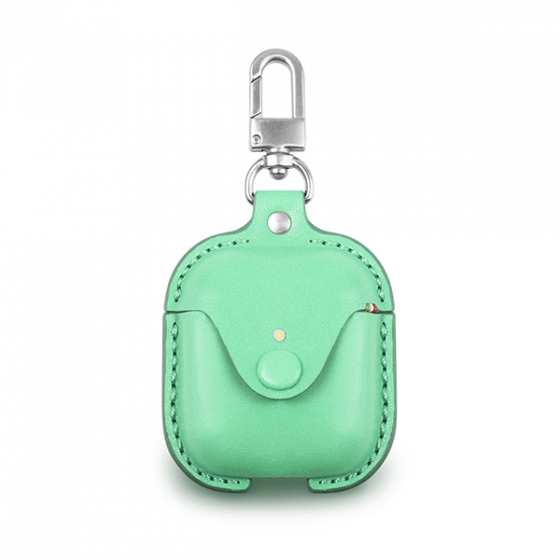   +  Cozistyle Leather Case Light Green  Apple AirdPods Case - CLCPO007