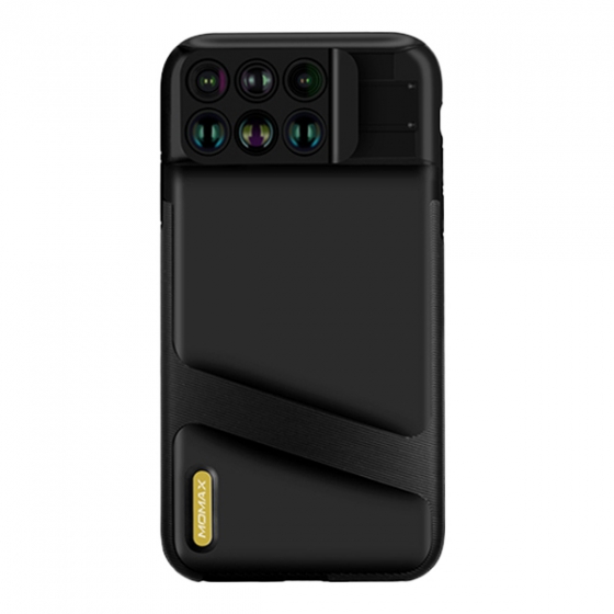     Momax 6-in-1 Lens Case Black  iPhone XS Max  CC6