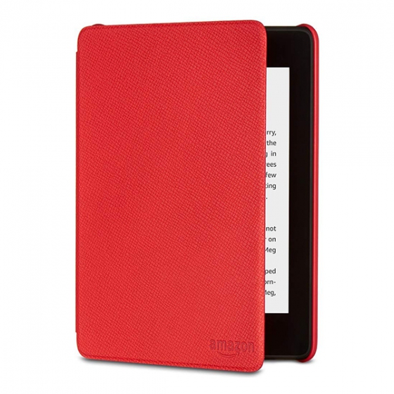 - Amazon Leather Cover Punch Red  Amazon Kindle Paperwhite 2018 6&quot; 