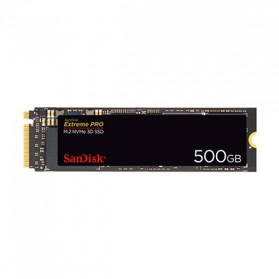   SanDisk Extreme Pro 3D SSD NVMe M.2 PCIe 3.0 500 SDSSDXPM2-500G-G25