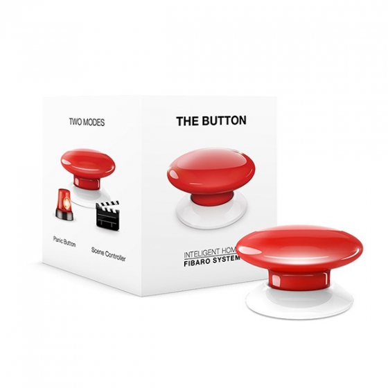   Fibaro The Button Z-Wave Red  FGPB-101-3