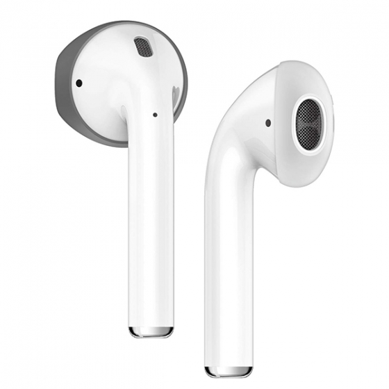  Elago Secure Fit Cover 2  Dark Grey/White  Apple AirPods -/ EAP-PADSM-DGYWH