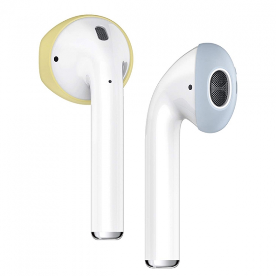  Elago Secure Fit Cover 2  Yellow/Pastel Blue  Apple AirPods / EAP-PADSM-YEPBL