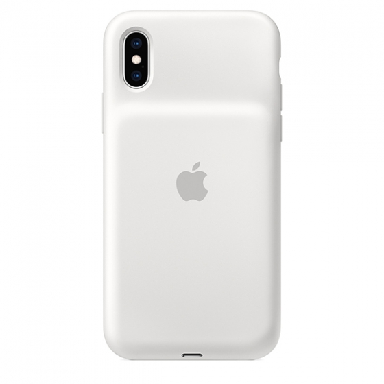 - Apple Smart Battery Case White  iPhone XS  MRXL2ZM/A