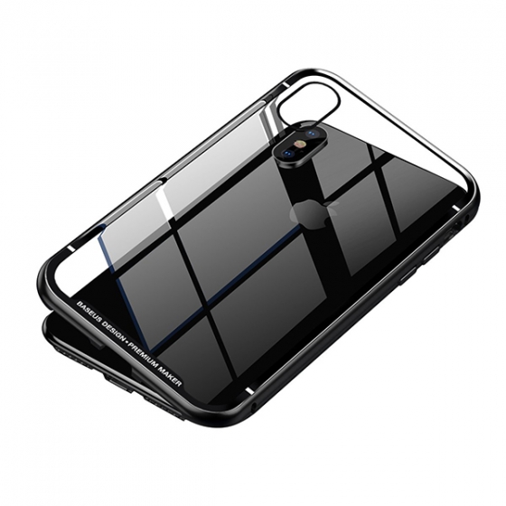   Baseus Magnetic Hardware Case Black  iPhone XS Max  WIAPIPH65-CS01