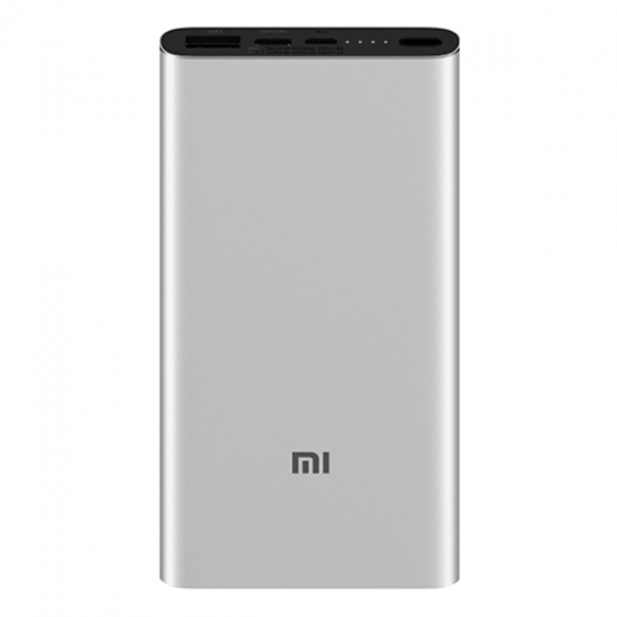   Xiaomi Mi Power 3 18W QC3.0/PD3.0 3A/1USB/ 1USB-C/10000mAh Silver  PLM12ZM