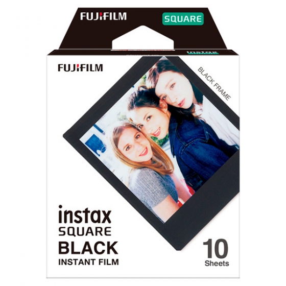  Fujifilm Black Instant Film 10 .  Fujifilm SQUARE SQ6/SQ10/SQ20/Instax Share SP-3