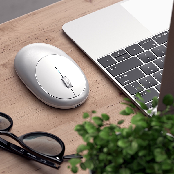   Satechi M1 Wireless Mouse Silver  ST-ABTCMS
