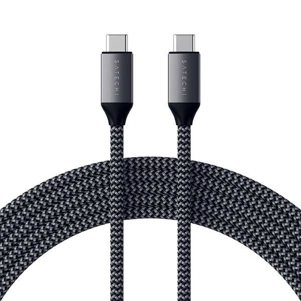   Satechi USB-C to USB-C 100W Charging Cable 2  Space Gray - ST-TCC2MM