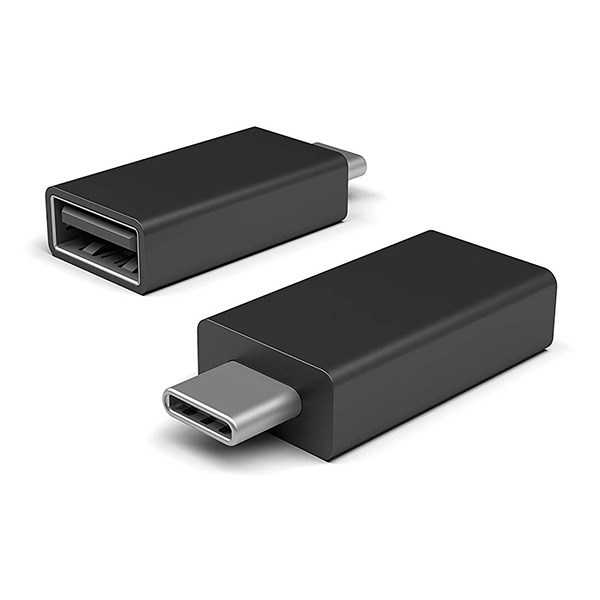  Microsoft Surface USB-C to USB Adapter Black  Microsoft Surface  JTY-00002