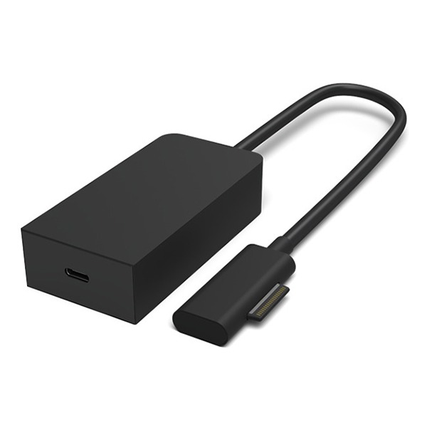  Microsoft Surface Connect to USB-C Adapter Black  Microsoft Surface  HVU-00003