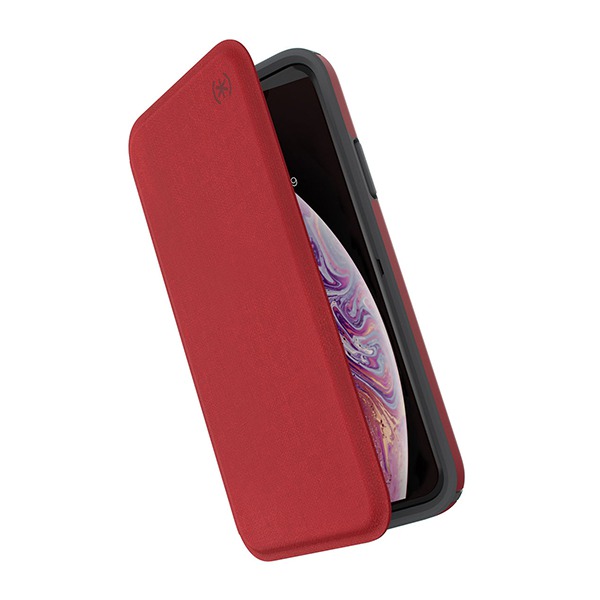 - Speck Presidio Folio Heartrate Red/Graphite Grey  iPhone X/XS / 117127-7359