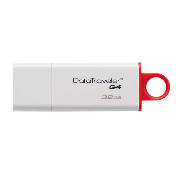 USB - Kingston DataTraveler G4 32GB USB 3.1 White/Red / DTIG4/32GB